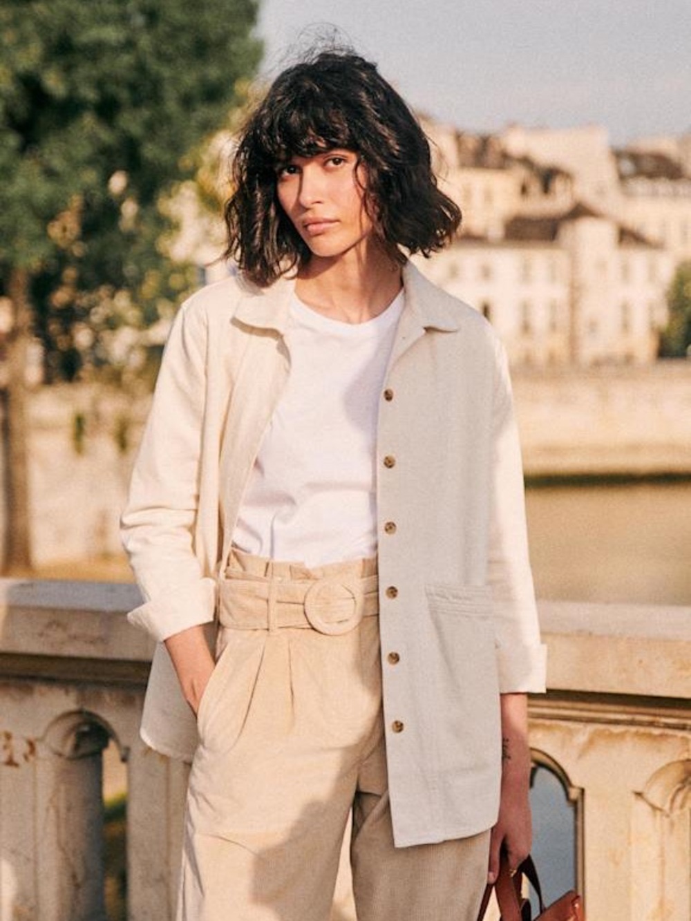 Sezane Will Jacket - Ecru